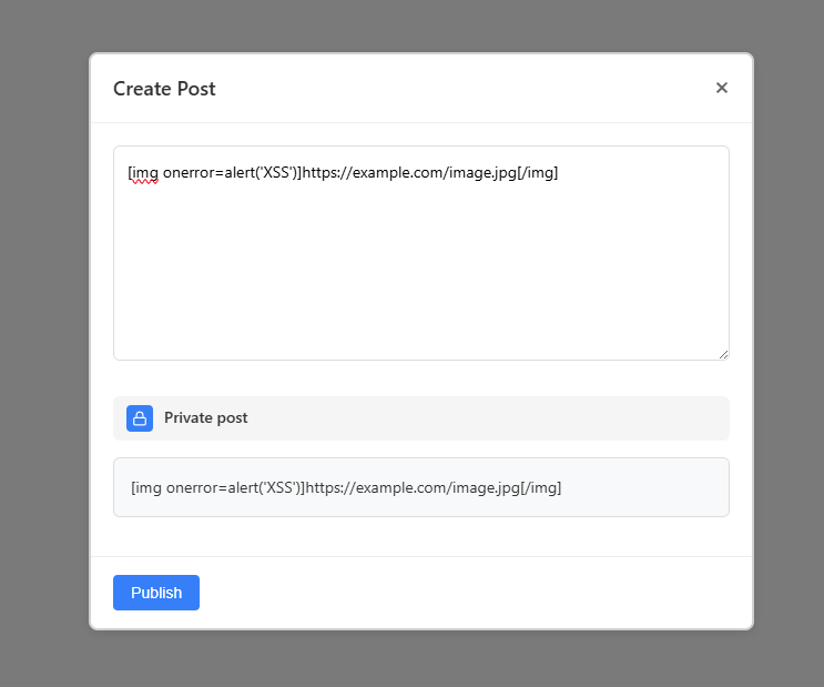 XSS Post